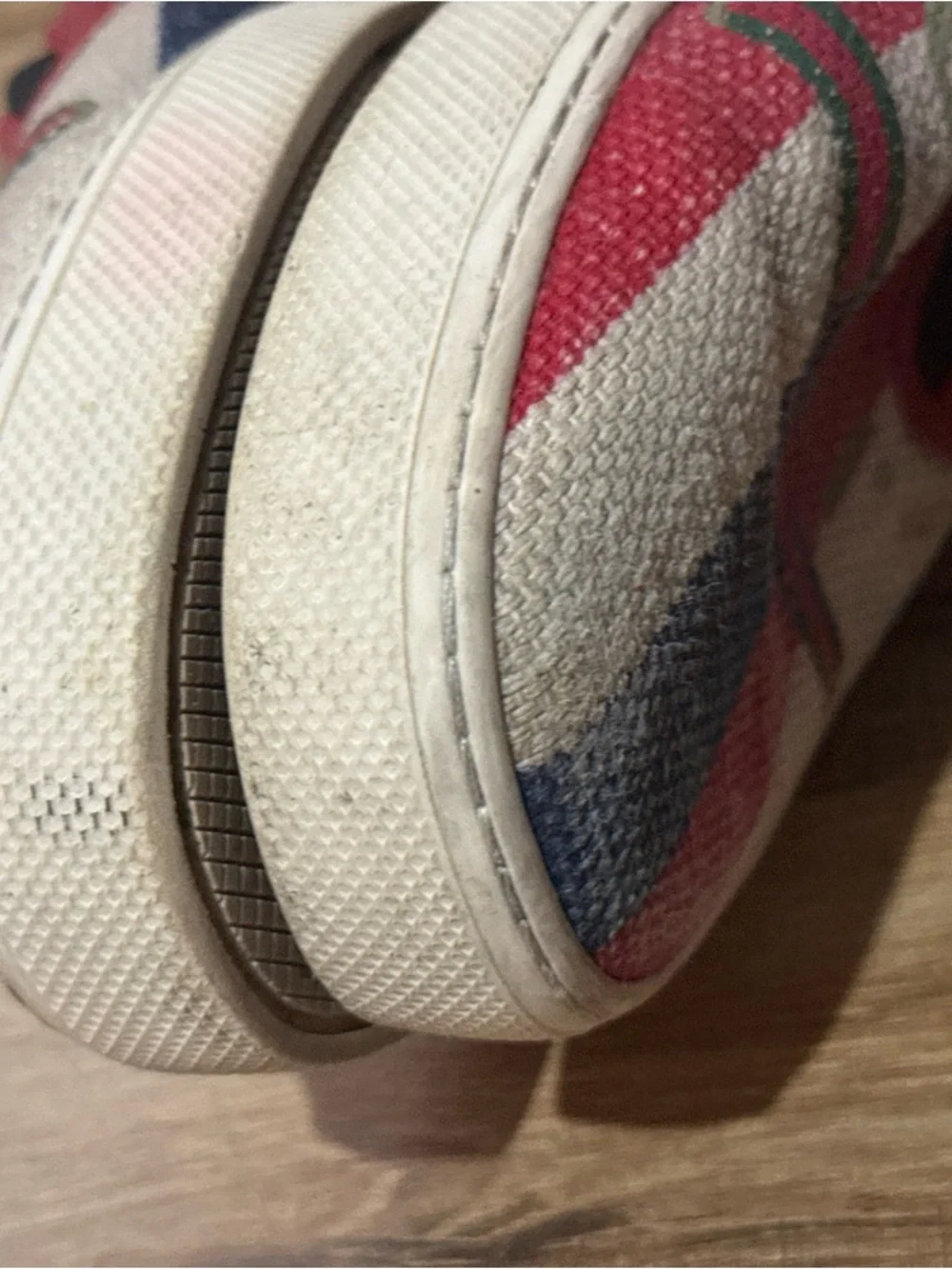 GUCCI SYLVIE LOGO SLIP ON SNEAKERS - MENS 10.5 - Picture 7 of 14